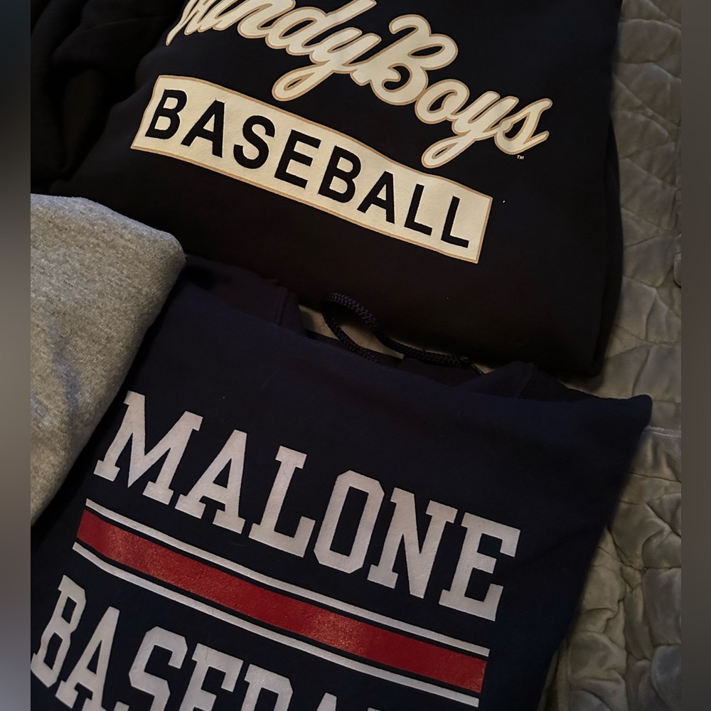 Malone University baseball hoodie